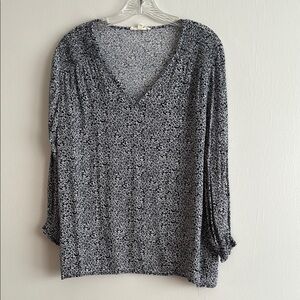 Blouse with small flowers Christian Siriano size Xl